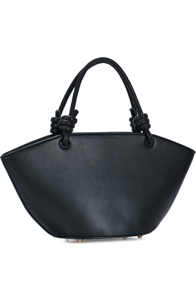 Madison West Knot Top Handle Tote Bag, Alternate, color, Black