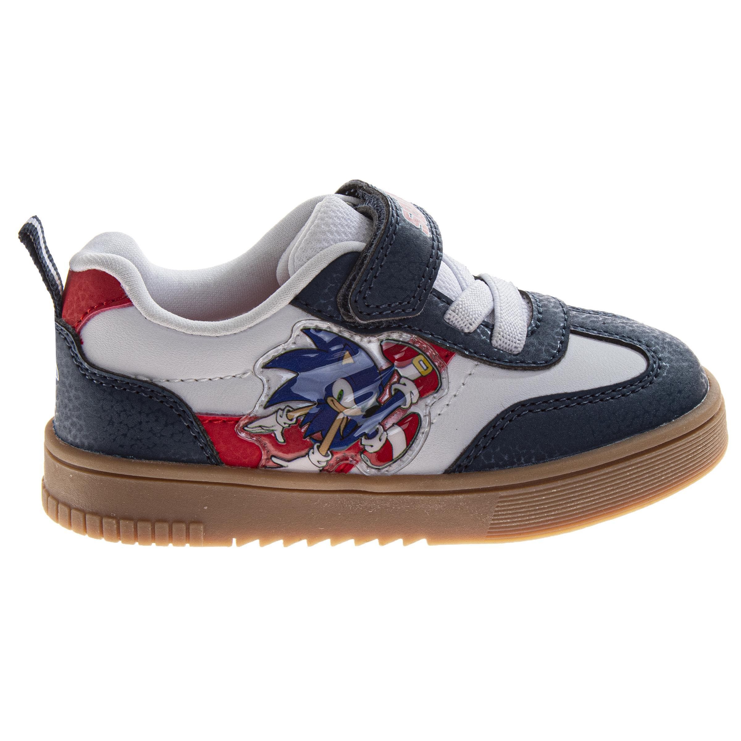 Sonic the Hedgehog Sneaker  Little Kid Toddler, Alternate, color, Navy White