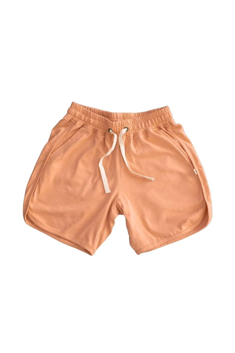 Kids' Ollie Organic Cotton Jersey Shorts, Main, color, Sherbet