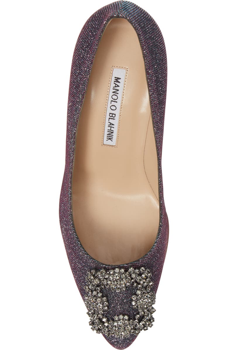 Manolo Blahnik Hangisi Pointed Toe Pump, Alternate, color,