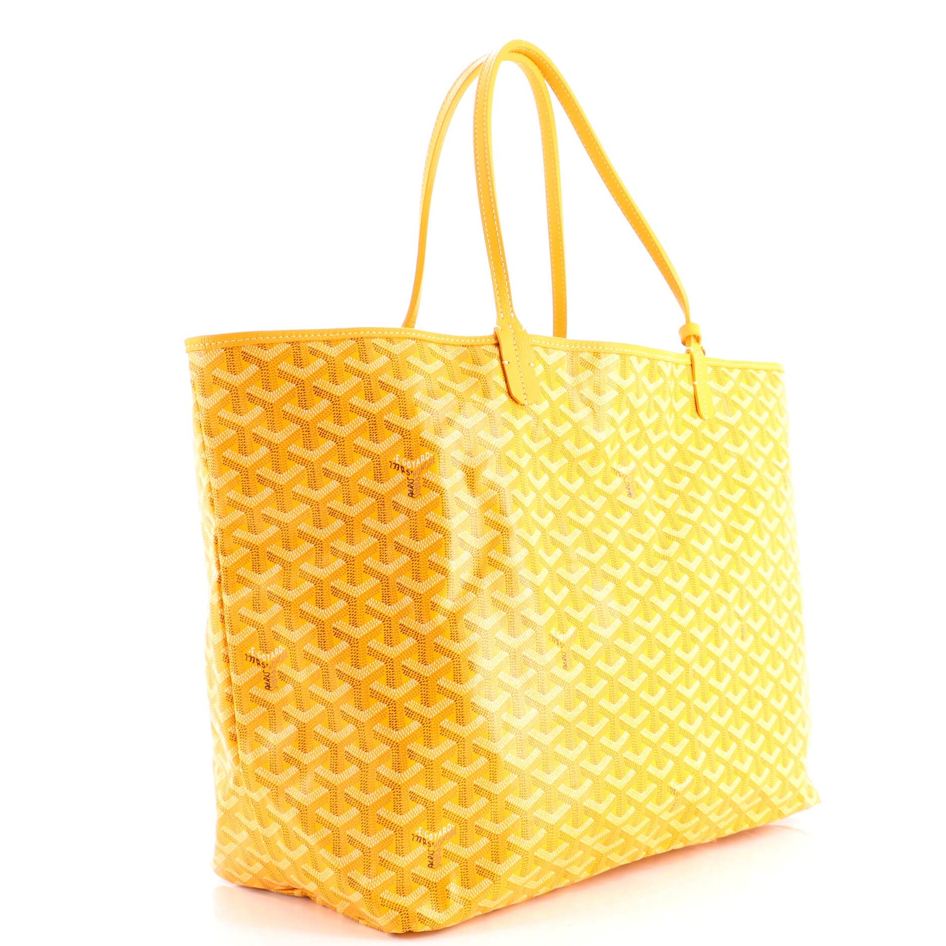 Pre-Owned Goyard Saint Louis Tote Coated Canvas GM, Alternate, color, Orange