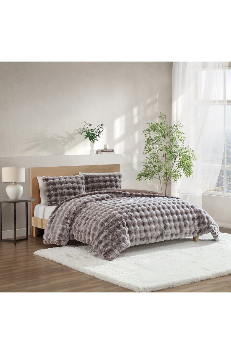 UGG<sup>®</sup> Ridgeline Faux Fur Comforter & Shams Set, Alternate, color, 