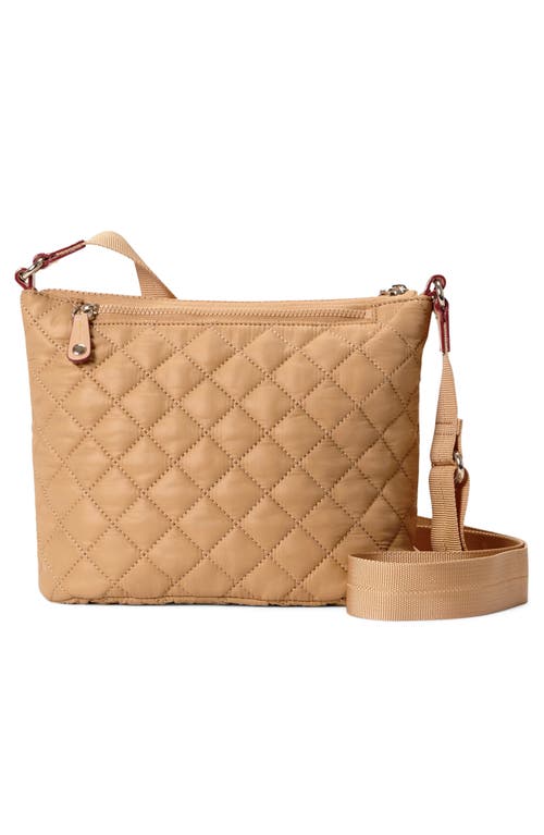 Shop Mz Wallace Metro Scout Deluxe Crossbody Bag In Caramel