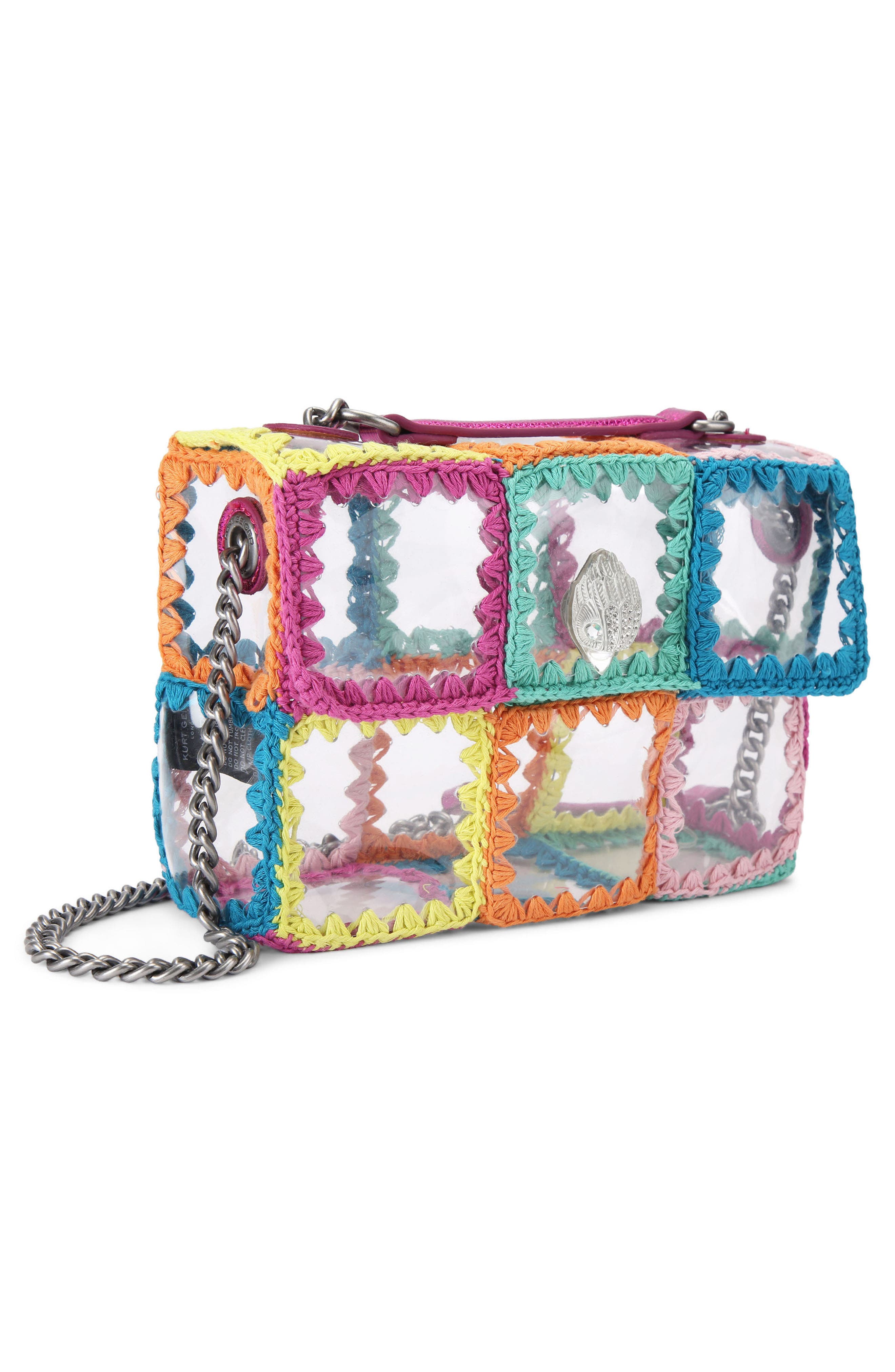 Kurt Geiger London Medium Kensington Shoulder Bag, Alternate, color, Pink Multicolored