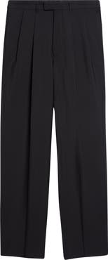 Givenchy Double Pleat Wool & Mohair Trousers