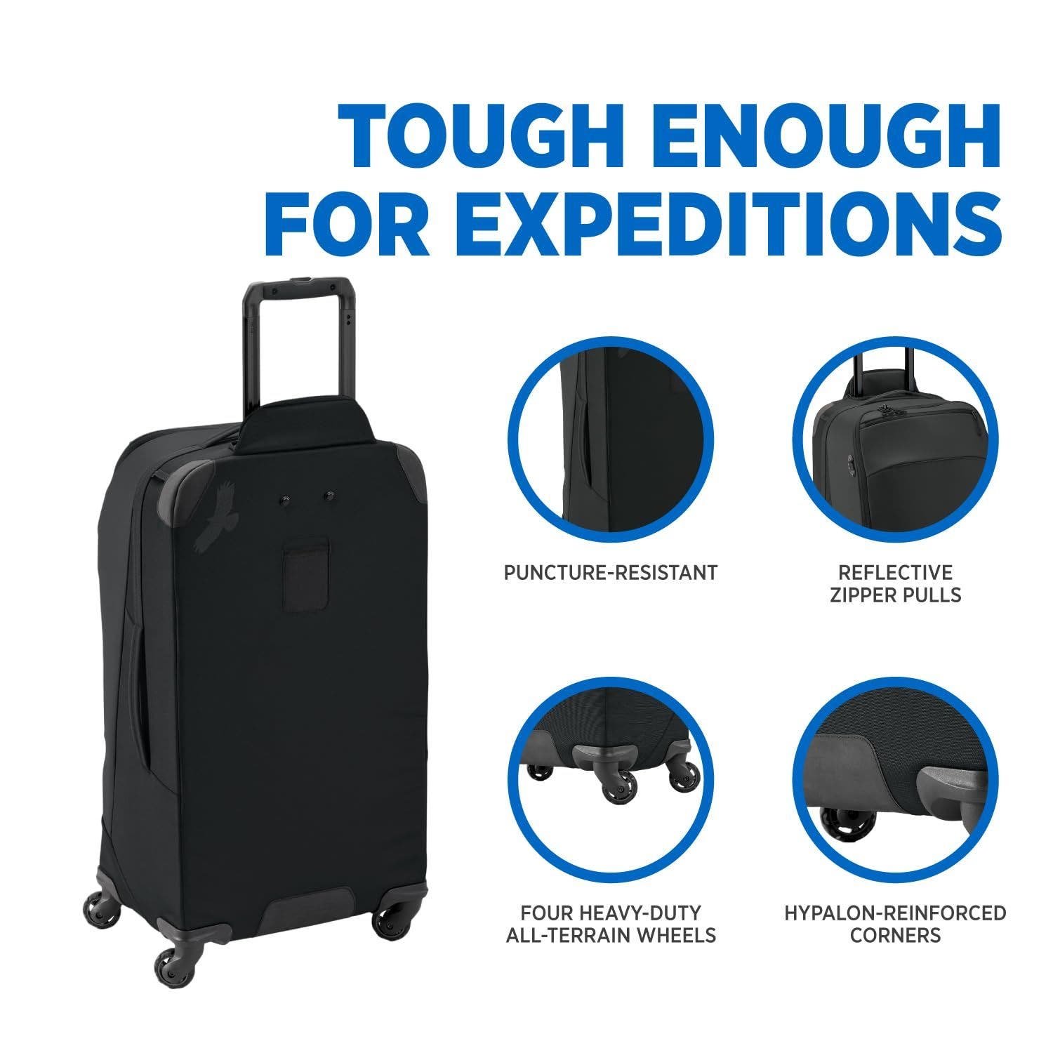 EAGLE CREEK Tarmac XE 4 Wheeled Large 28 Inch Luggage, Alternate, color, Black