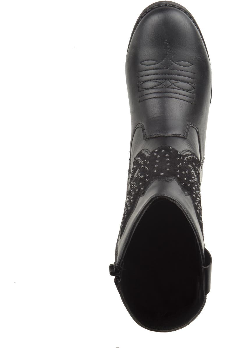 Kensie Girl zip up boot with heel, Alternate, color,