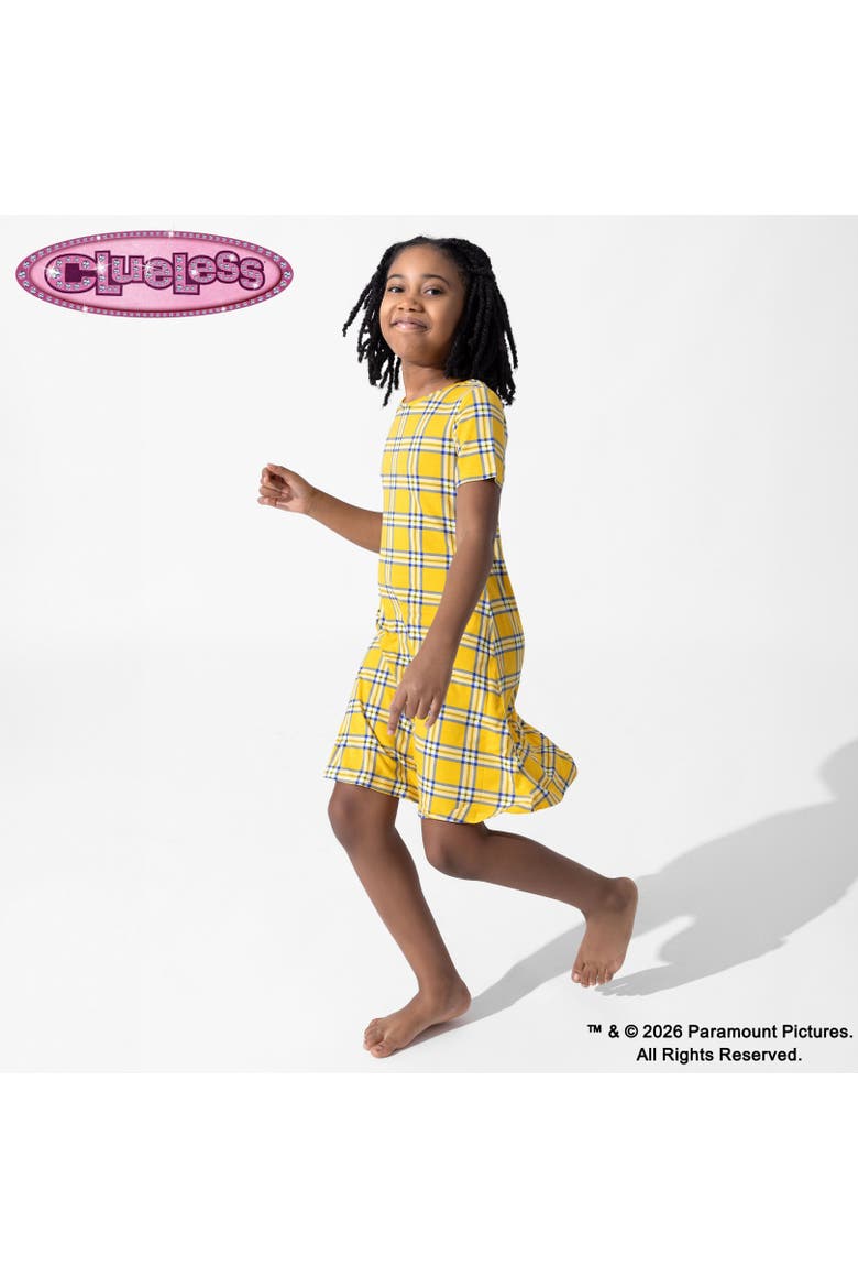 Kids' Clueless Total Betty Plaid Short Sleeve Dress, Alternate, color, Clueless Total Betty Plaid