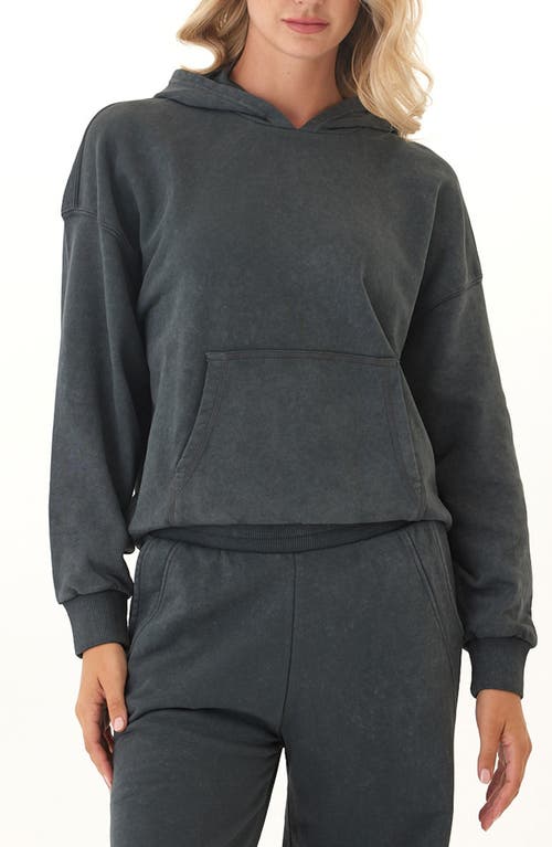 Threads 4 Thought Tanya Mineral Wash Cotton Blend Fleece Hoodie In Gray