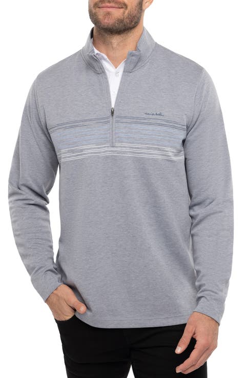 Travel More Long Sleeve Knit Half Zip Pullover