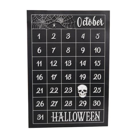Halloween Skull Countdown Calendar