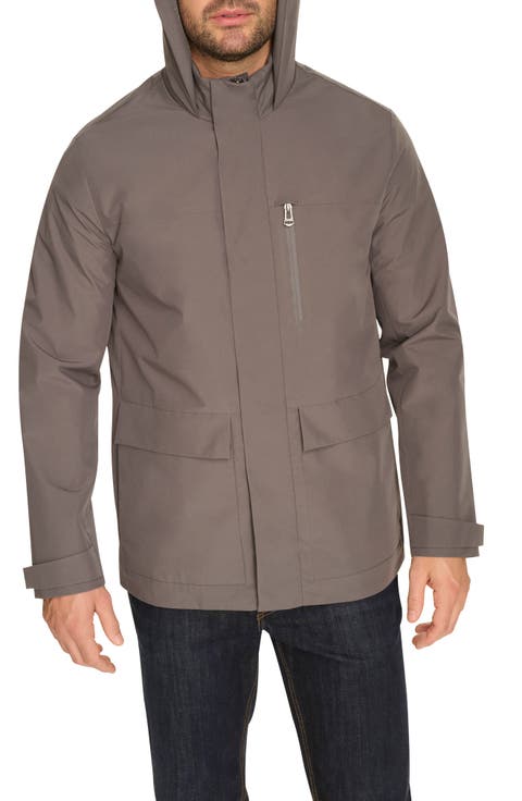 Water Resistant Hooded Windbreaker