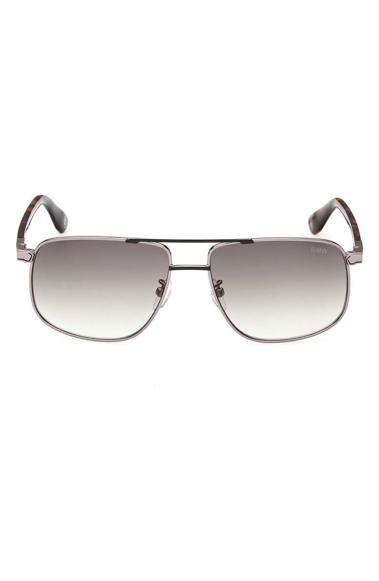 BMW 57mm Square Sunglasses, Main, color, 