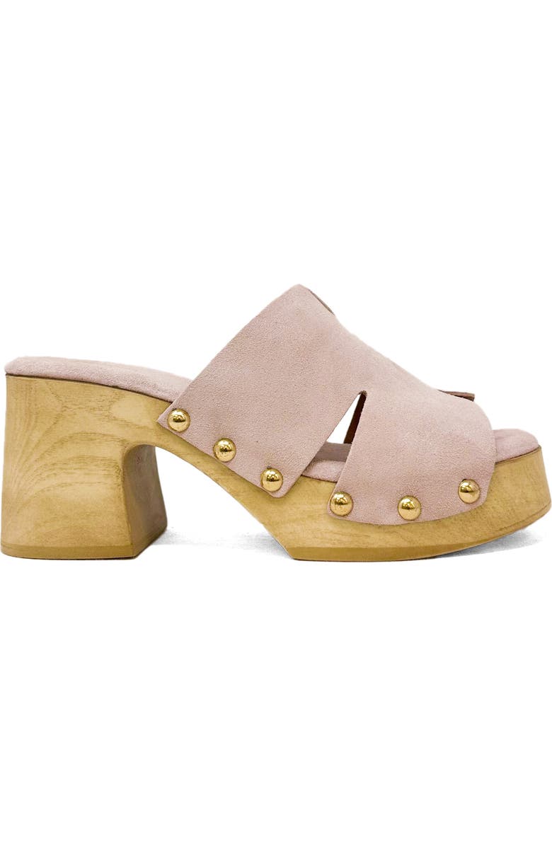 SHUSHOP Florence Platform Sandal, Alternate, color, Blush