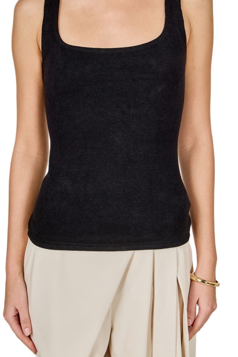 Rib Tank, Alternate, color, BLACK