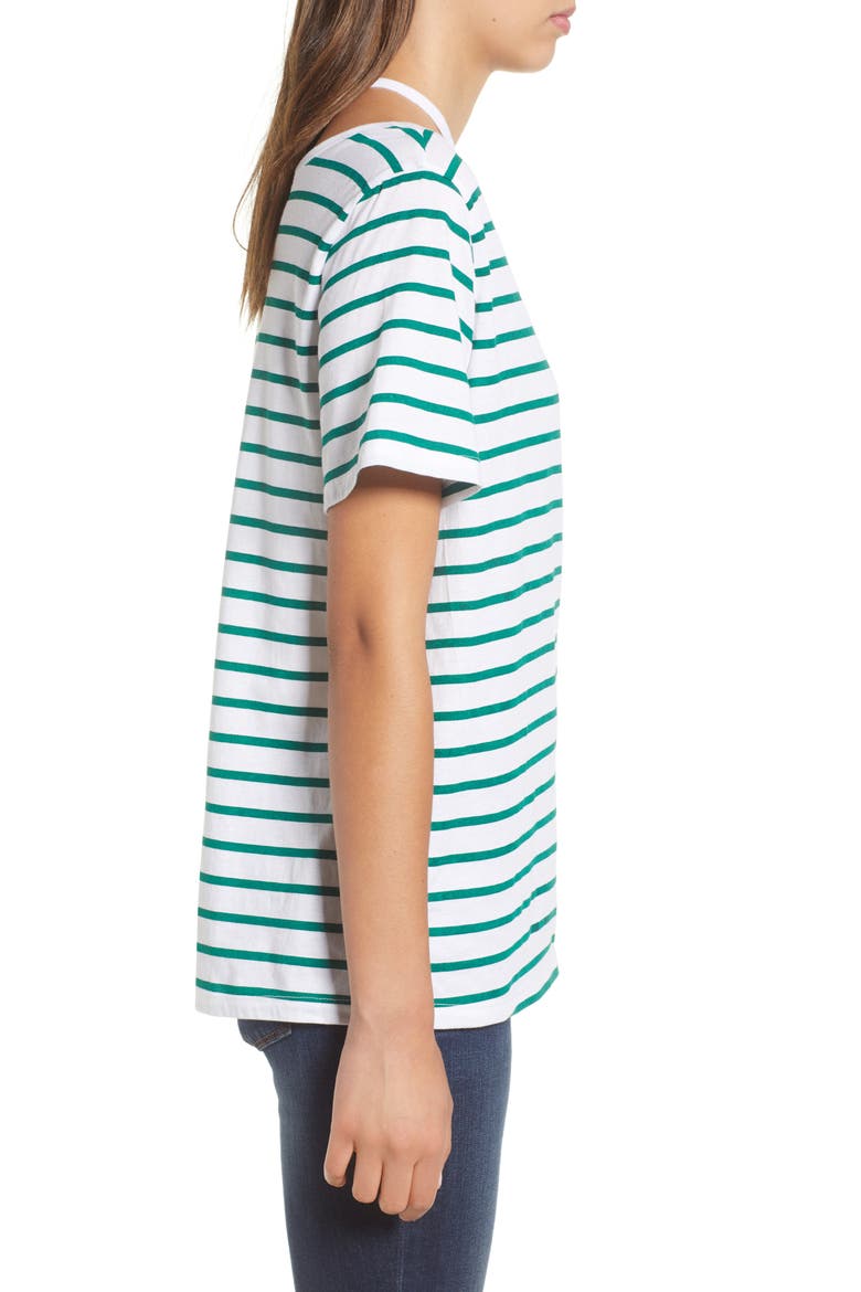 Stripe Remix Tee, Alternate, color, GREEN ULTRA TINA STRIPE