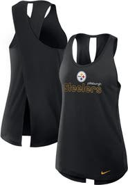 Nike Women's Nike Black Pittsburgh Steelers Plus Size Performance Tank Top