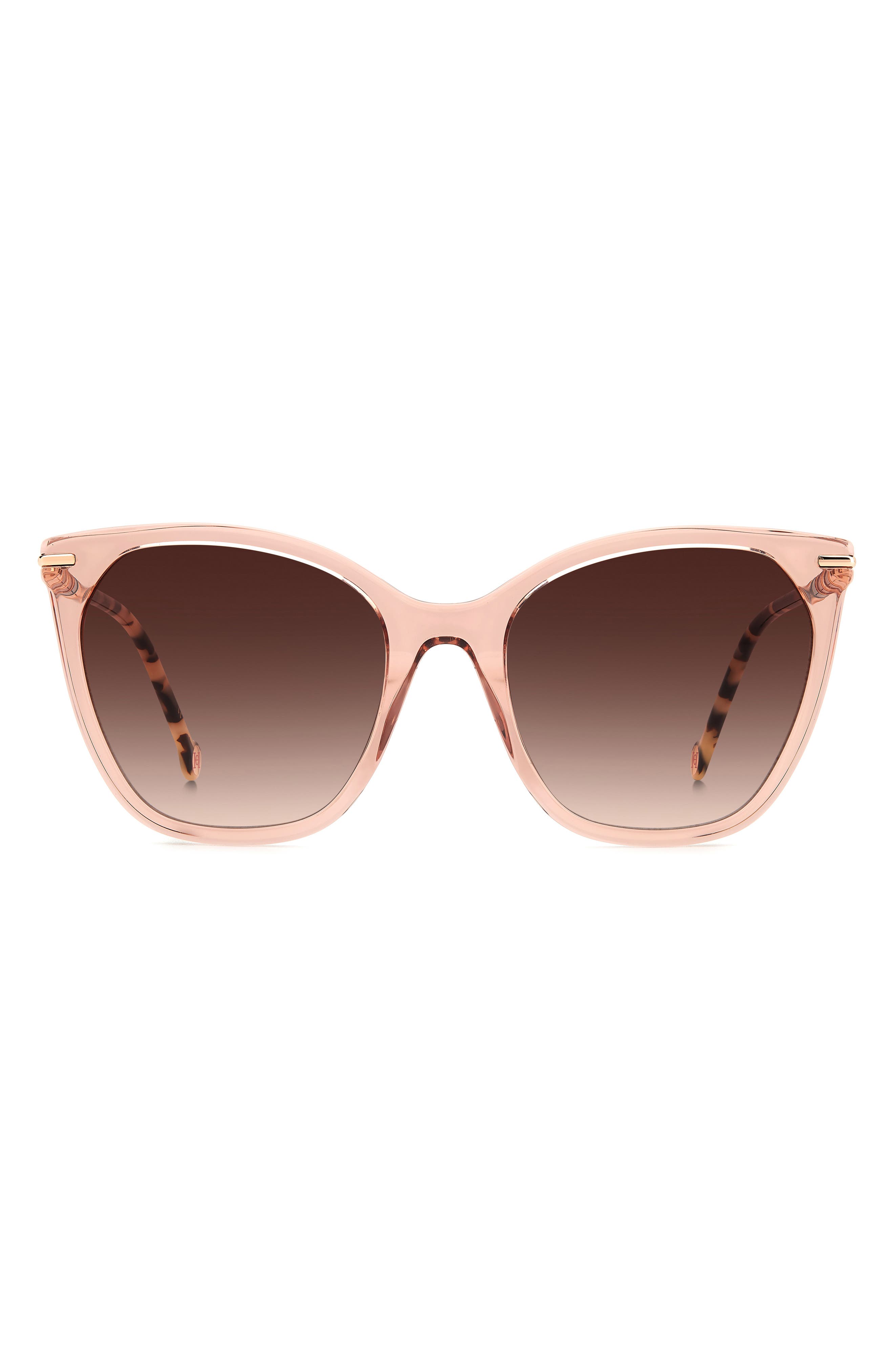 Carolina Herrera 56mm Cat Eye Sunglasses