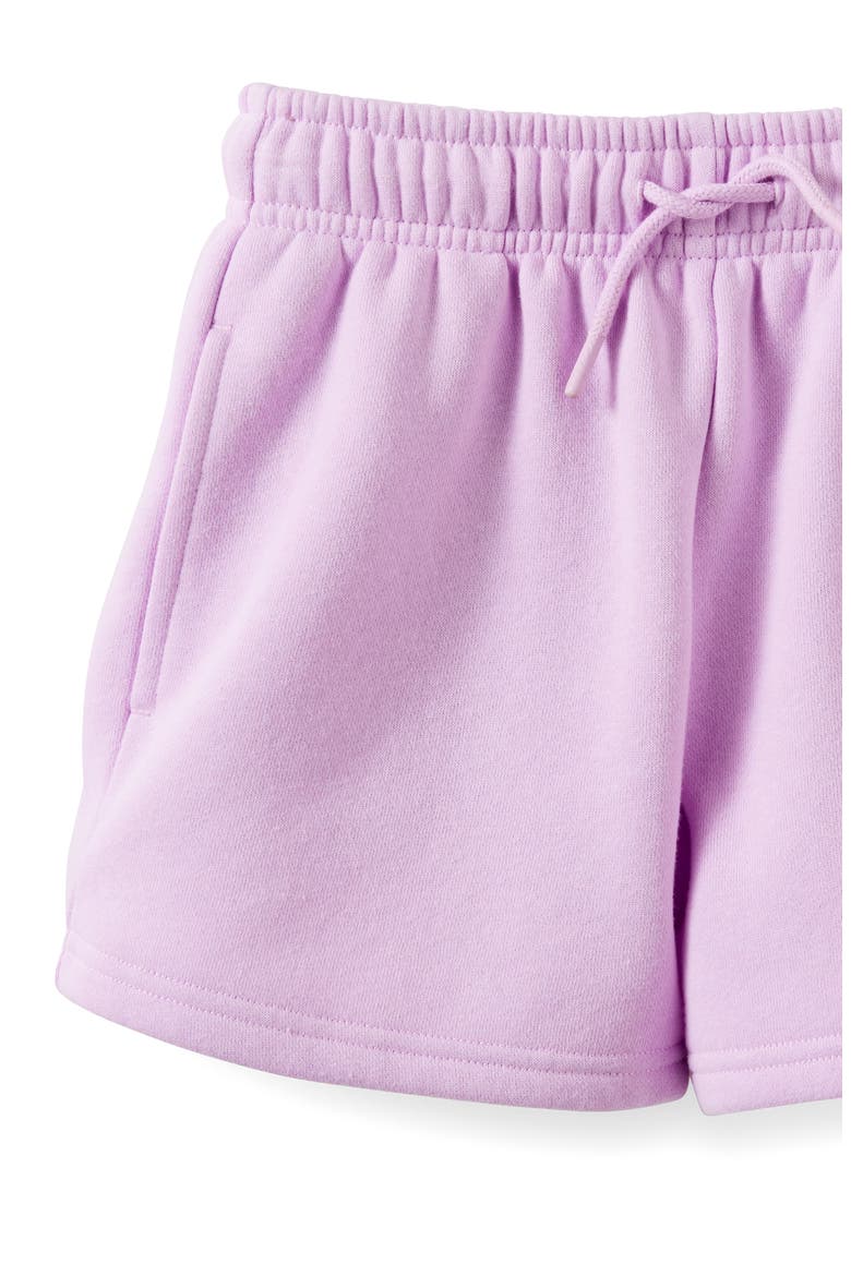 Kid's Sammy Fleece Short, Alternate, color, Pale Violet