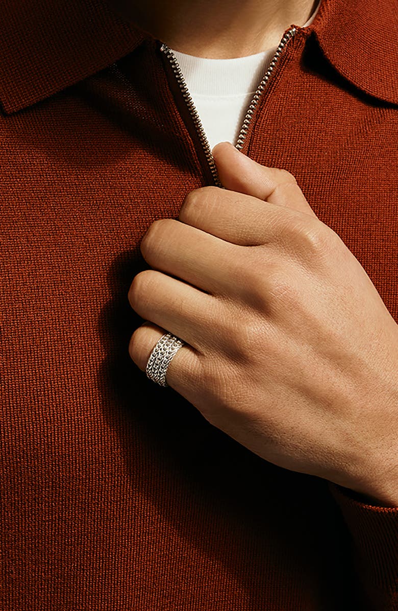 John Hardy Icon Ring, Alternate, color, Silver