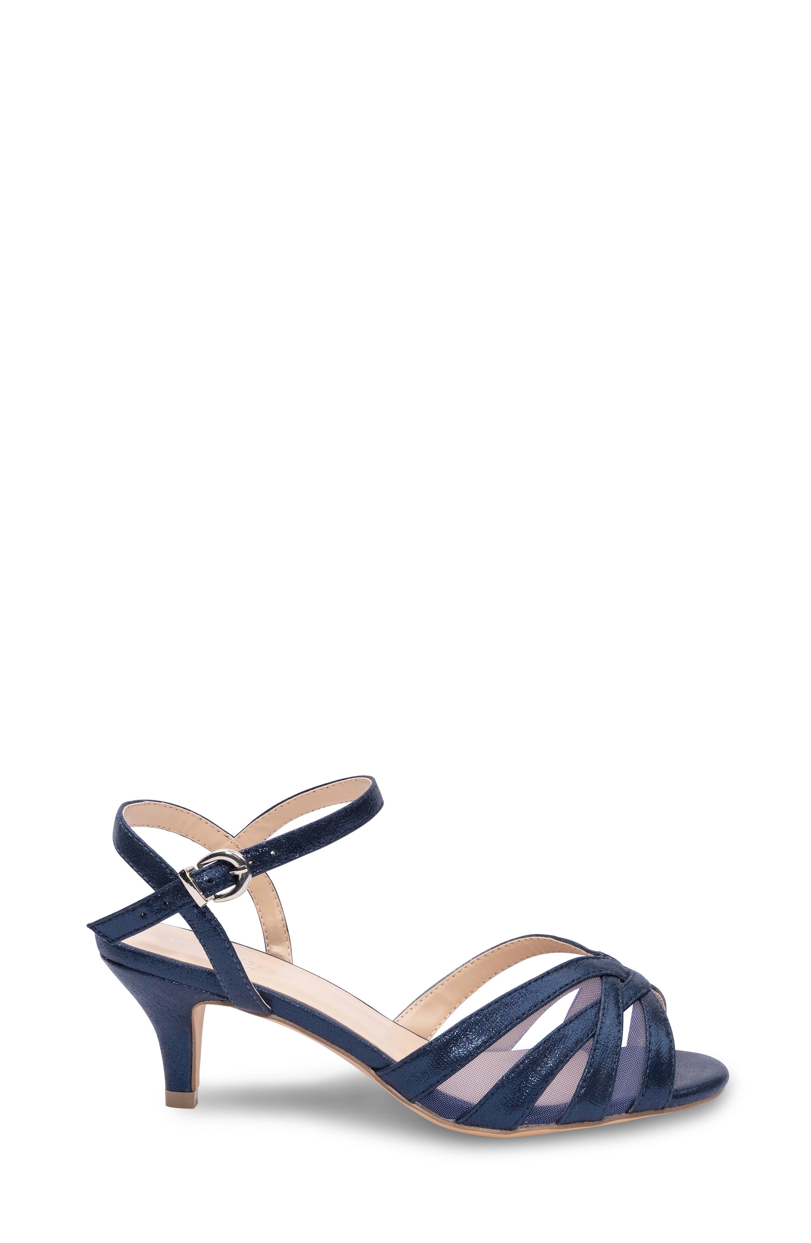 Theresa Ankle Strap Sandal, Alternate, color, NAVY