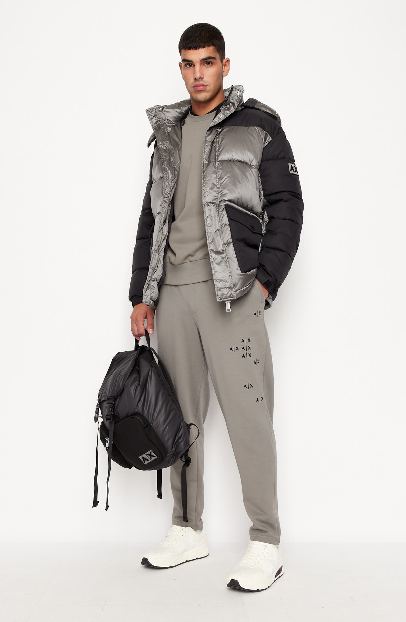 Armani Exchange Scatter Icon Logo Sweatshirt (Men) | Nordstrom