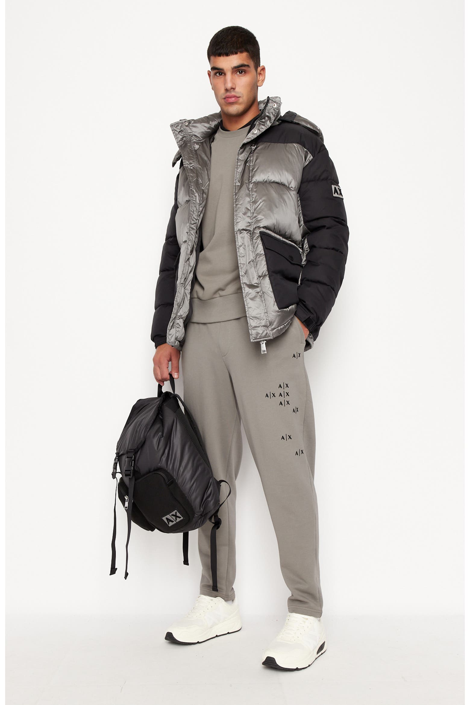 Scater Icon Armani Exchange Scatter Icon Logo Sweatshirt (Men) | Nordstrom