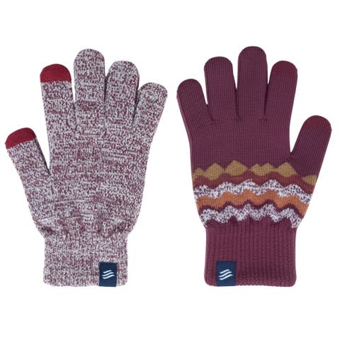 The Merino Wool Mountain and Marled Knit Glove 2-pack