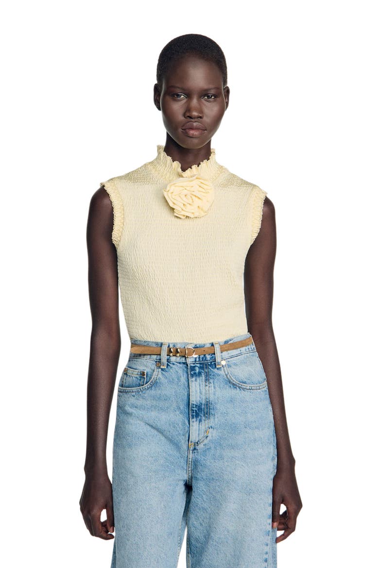 Suede leather belt, Alternate, color, Beige