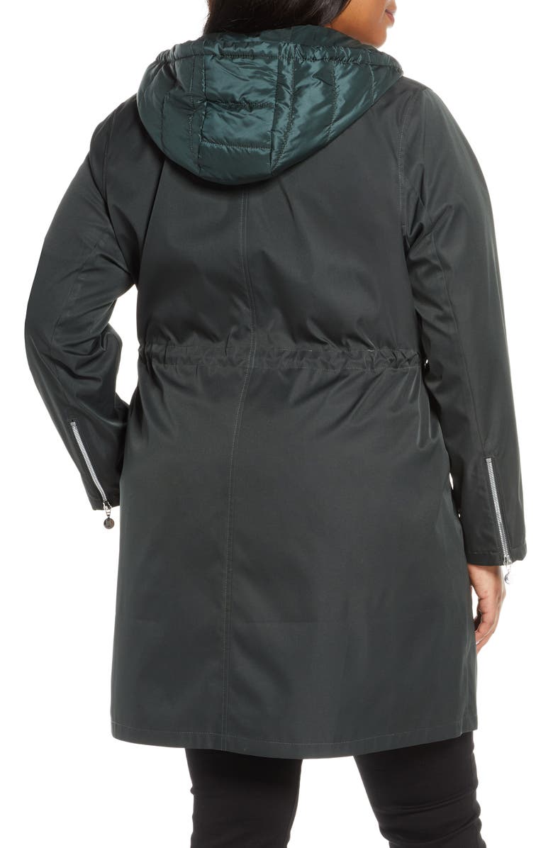 Bernardo Quilted Hood Water Resistant Parka, Alternate, color, 
