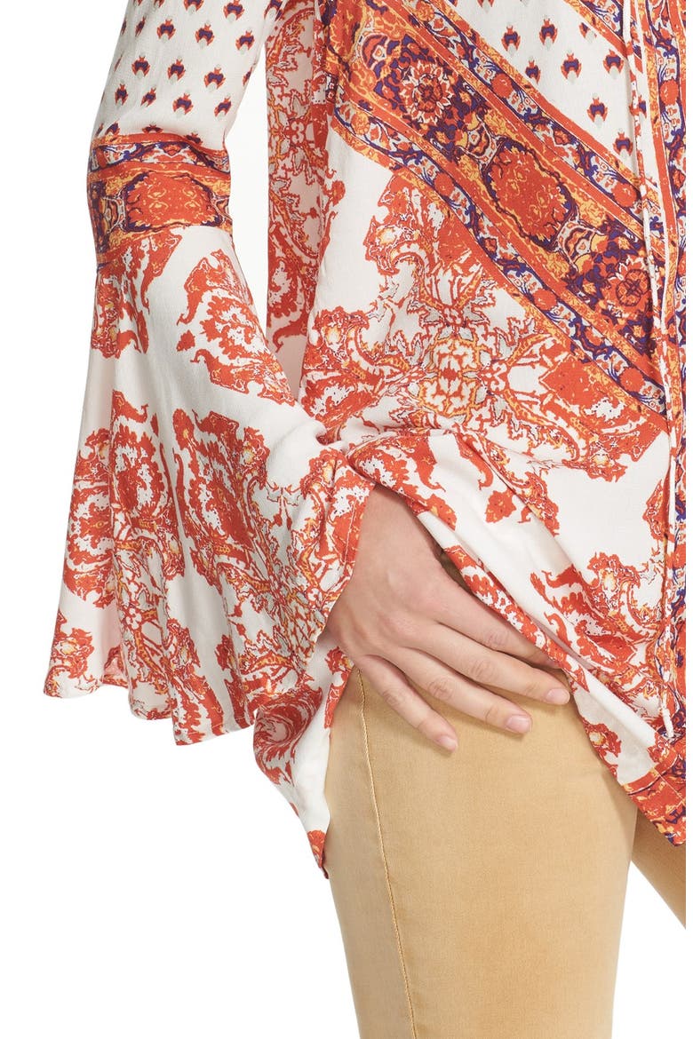 'Magic Mystery' Tunic Top, Alternate, color, CREAM