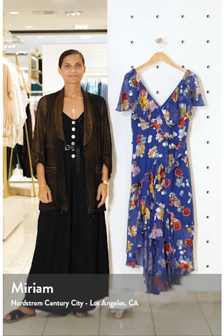 Electra Asymmetrical Ruffle Chiffon Dress video
