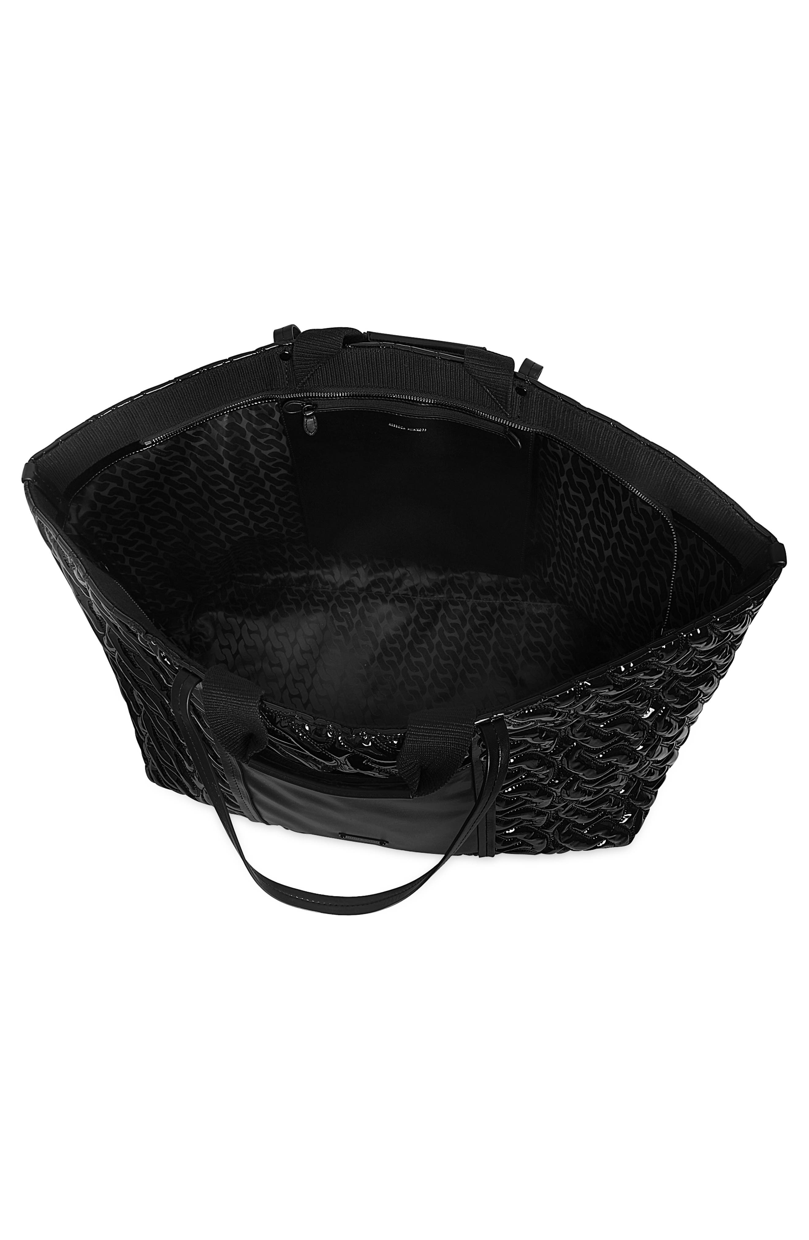 Rebecca Minkoff Voyeur Embossed Leather Tote, Alternate, color, 