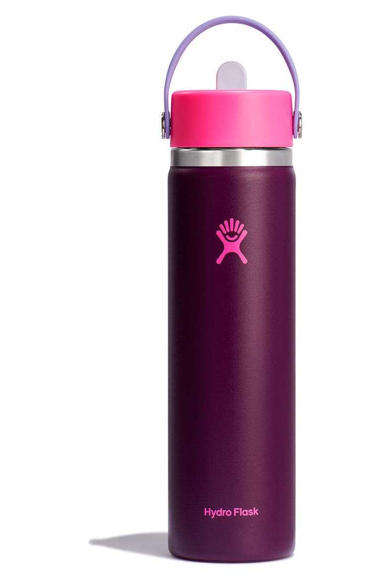 Remix 24-Ounce Wide Mouth Water Bottle with Flex Straw Cap (Limited Edition), Main, color, SUGAR PLUM