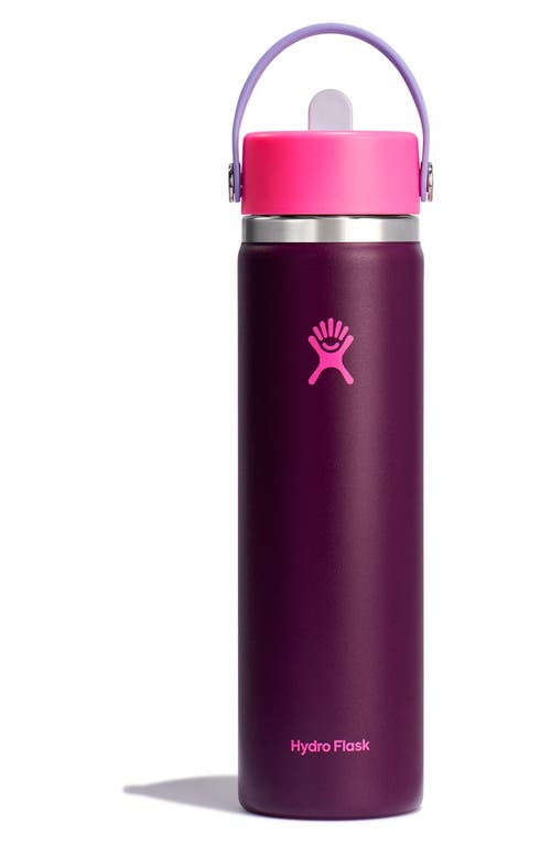 Hydro Flask Remix 24-ounce Wide Mouth Water Bottle With Flex Straw Cap In Sugar Plum