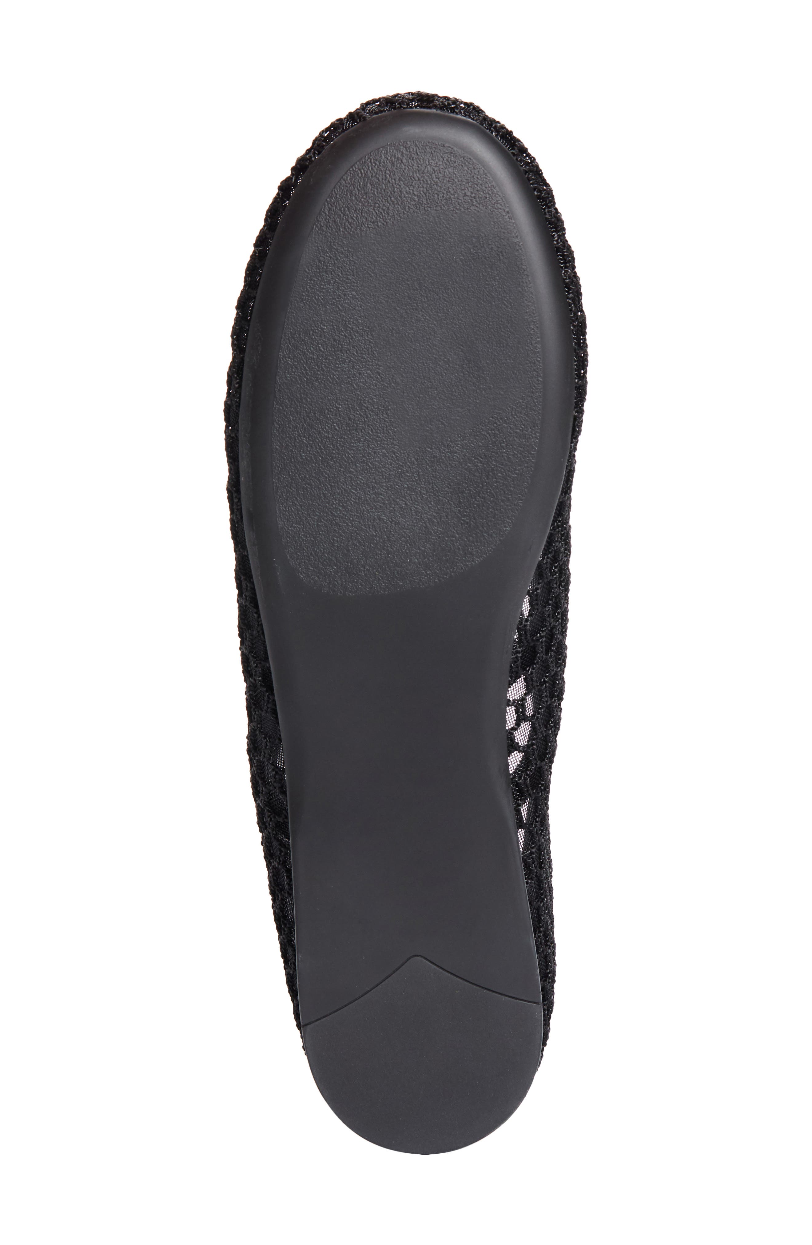 Prada Ballerine Mesh Mary Jane Flat, Alternate, color, Nero