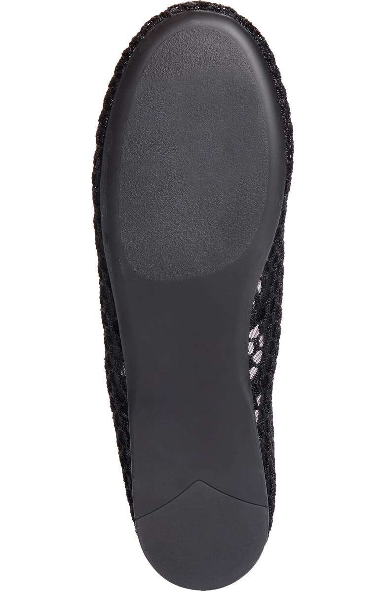 Prada Ballerine Mesh Mary Jane Flat, Alternate, color, Nero