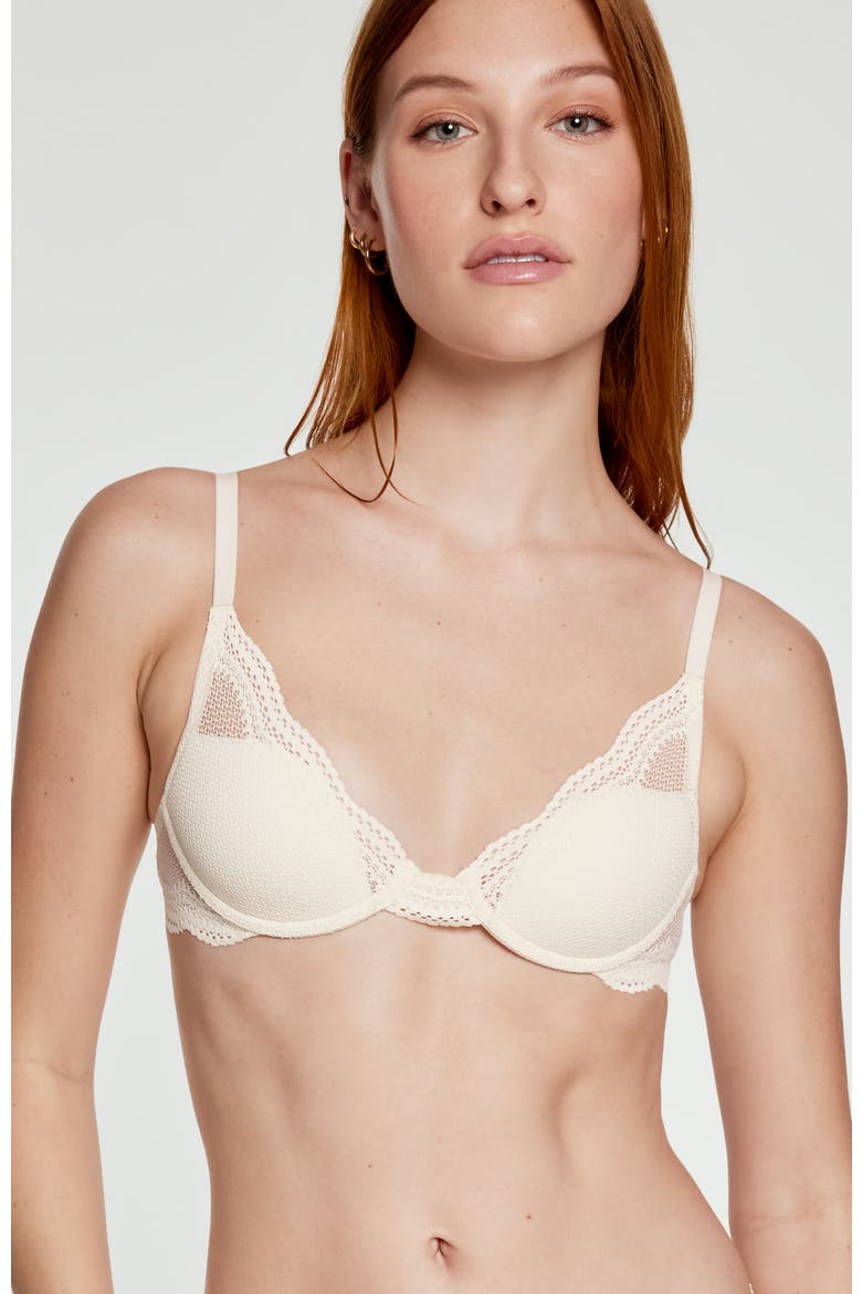 Signature All You Bra, Alternate, color, Ecru