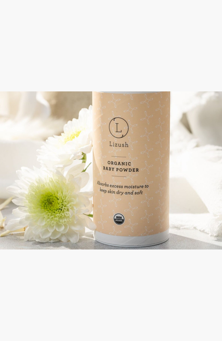 Lizush ORGANIC BABY POWDER Talc Free, Alternate, color, NO COLOR