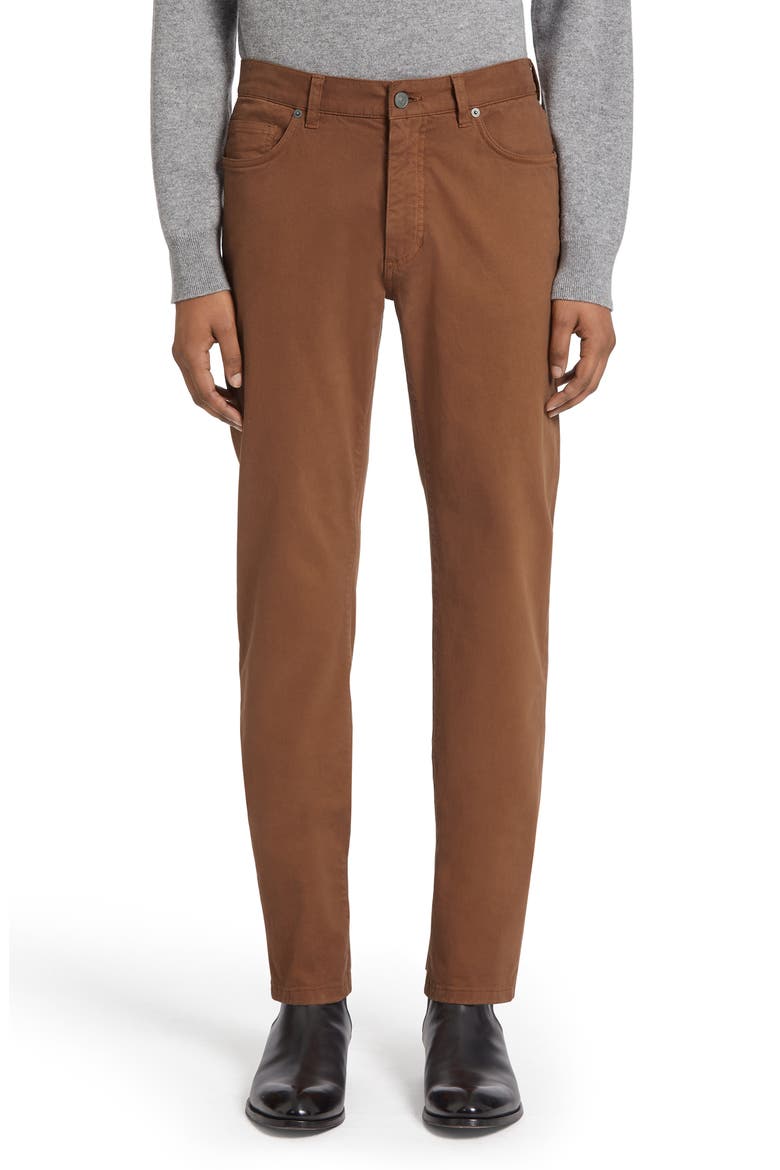 City Fit Stretch Cotton Pants, Main, color, VICUNA