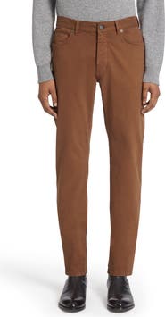 ZEGNA City Fit Stretch Cotton Pants