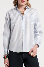 Frances Valentine Perfect Button Down Stripe