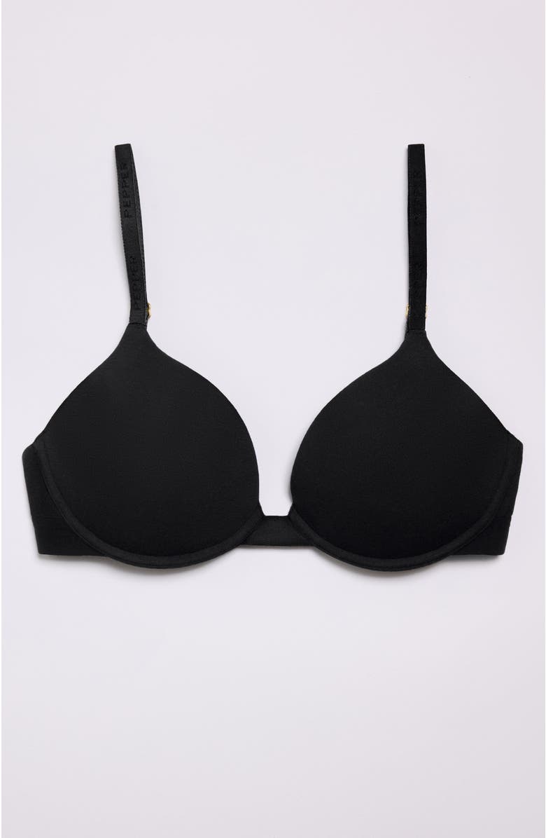 Pepper Supima<sup>®</sup> Cotton Lift Up Bra, Alternate, color, Black