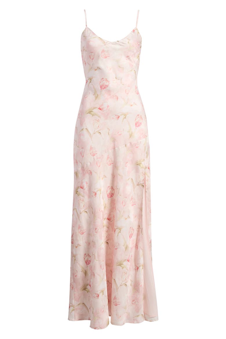 Shiloh Cutout Sleeveless Maxi Dress, Alternate, color, LIGHT PINK