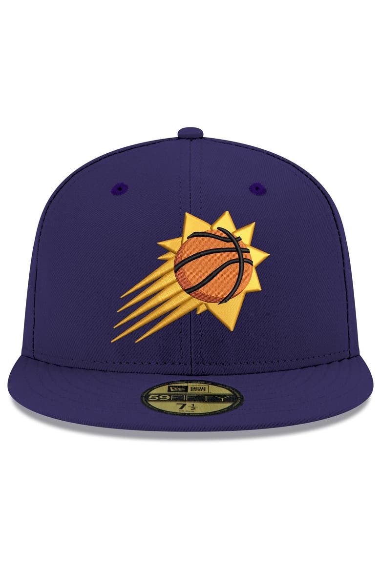 Men's New Era  Purple Phoenix Suns Team 59FIFTY Fitted Hat, Alternate, color, Purple