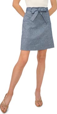 Halogen® Tie Belt Skirt