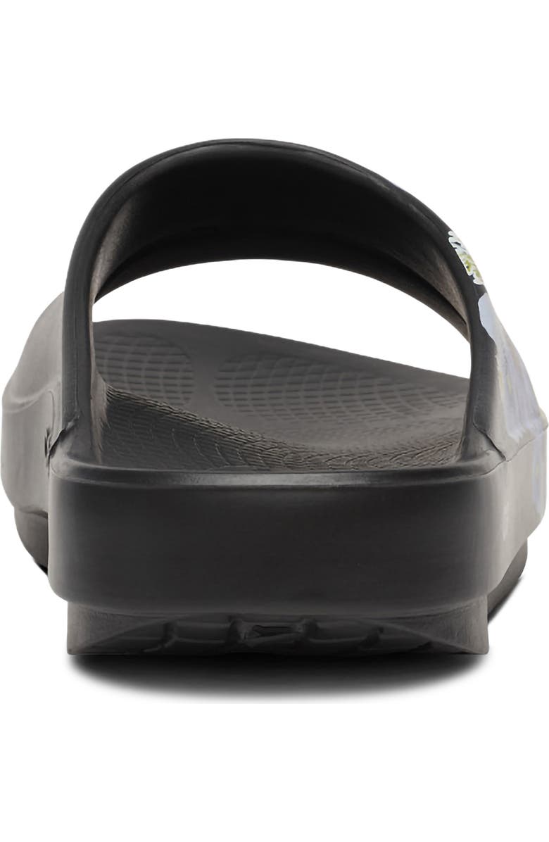 Oofos OOahh Limited Edition Slide, Alternate, color, Black Blossom