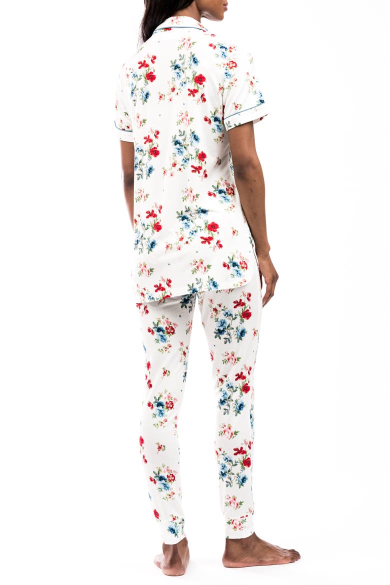 Knit Pajamas, Alternate, color, IVORY BOUQUET