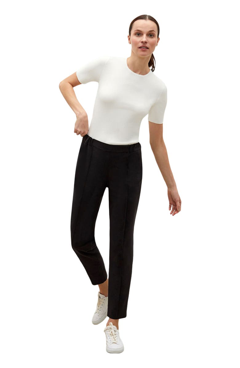 M.M.LaFleur Colby Travel Pant - OrigamiTech, Main, color, Black
