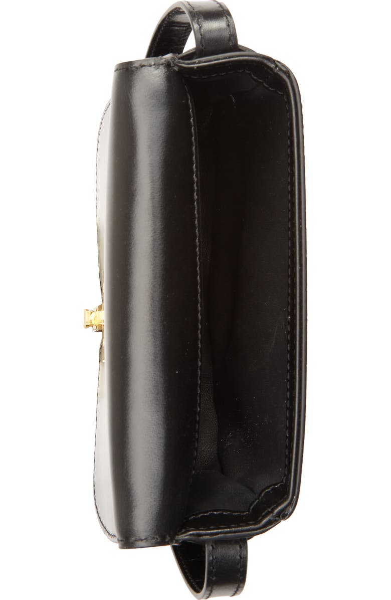 TOM FORD Mini Wallis Croc Embossed Leather Crossbody Bag, Alternate, color,